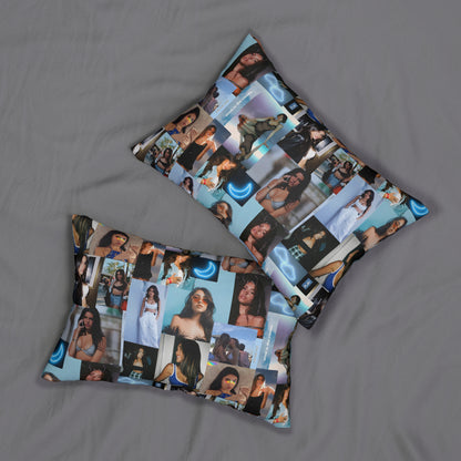 Madison Beer Mind In The Clouds Collage Polyester Lumbar Pillow