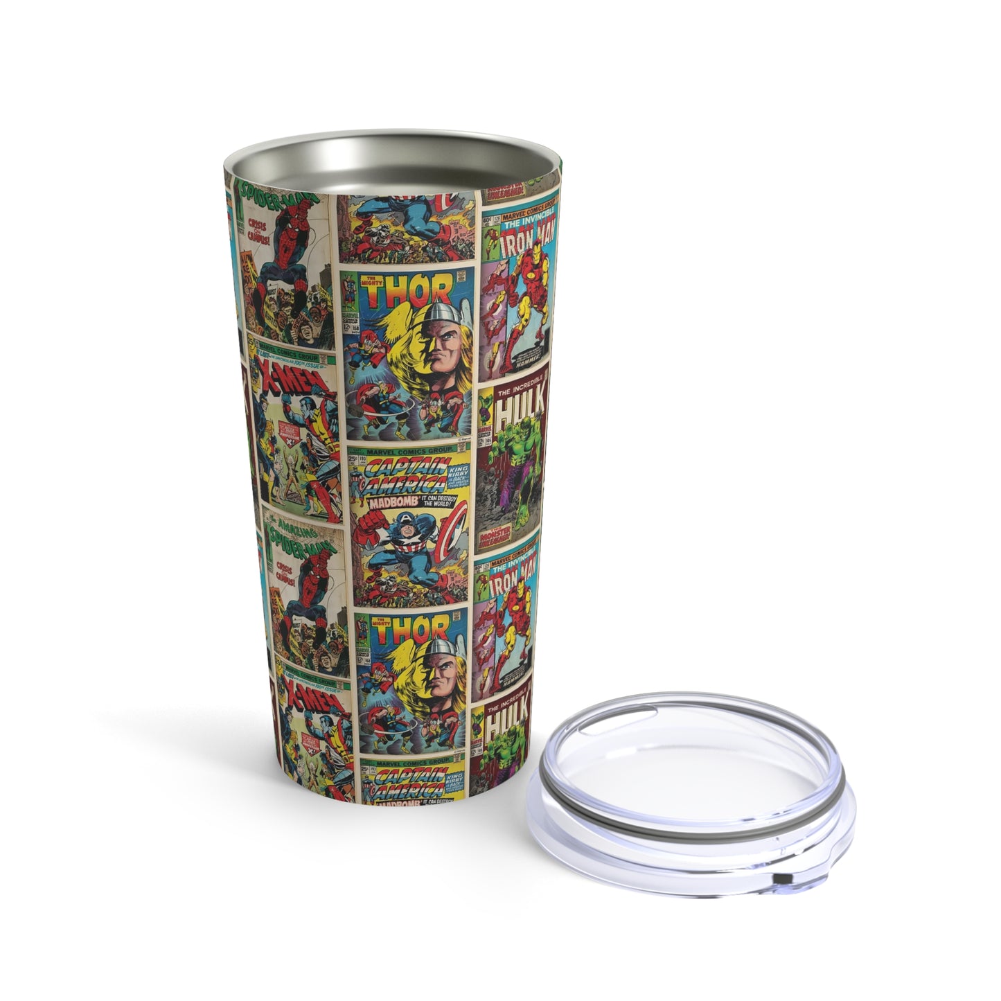 Marvel Comic Book Cover Collage 20oz Tumbler