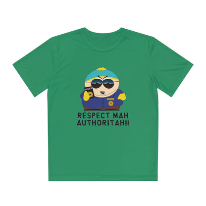 South Park Cartman Respect Mah Autheritah! Youth Competitor Tee