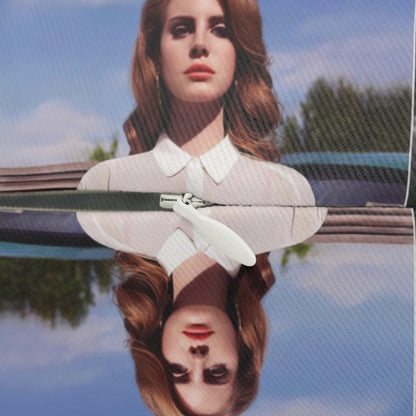 Lana Del Rey Album Cover Collage Polyester Lumbar Pillow