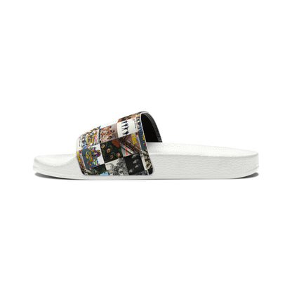 The Beatles Album Cover Collage Women's Slide Sandals