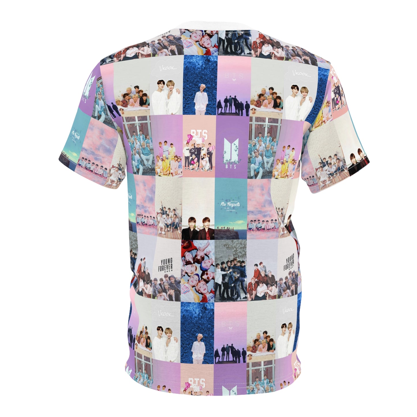 BTS Pastel Aesthetic Collage Unisex Tee Shirt