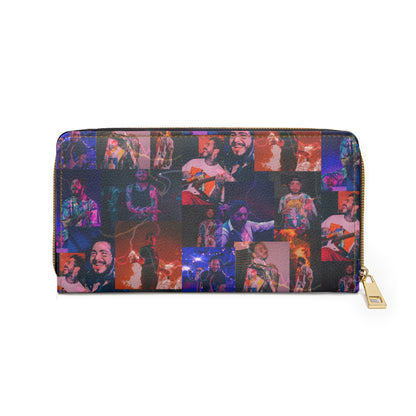 Post Malone Lightning Photo Collage Zipper Wallet