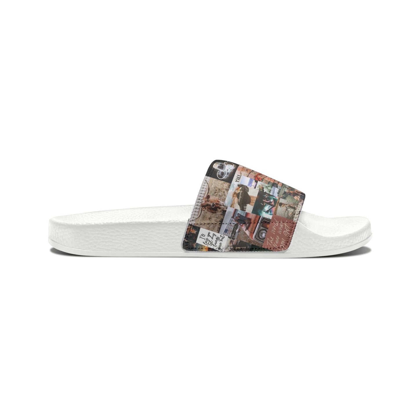 Morgan Wallen Darling You're Different Collage Men's Slide Sandals