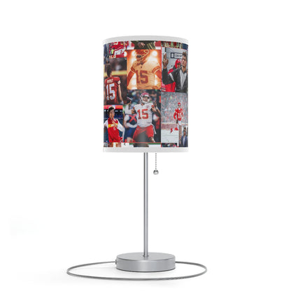 Patrick Mahomes Chiefs MVPAT Photo Collage Lamp on a Stand