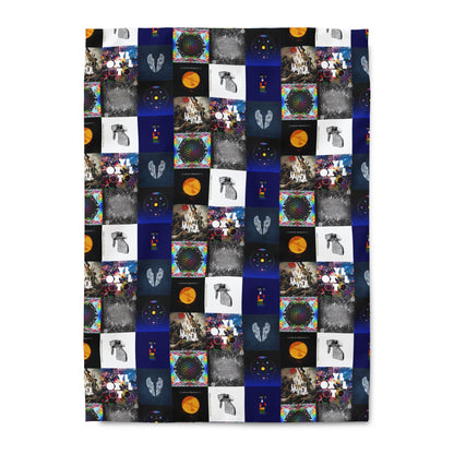 Colplay Album Cover Collage Duvet Cover