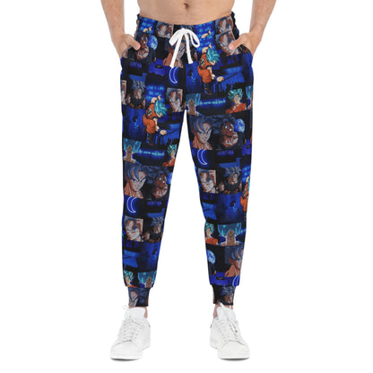 Dragon Ball Z Saiyan Moonlight Collage Athletic Joggers