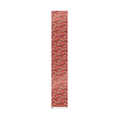 Travis Kelce Chiefs Red Collage Gift Wrapping Paper