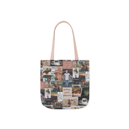 Morgan Wallen Darling You're Different Collage Polyester Canvas Tote Bag