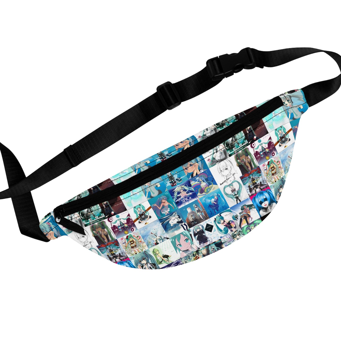 Hatsune Miku Album Cover Collage Fanny Pack