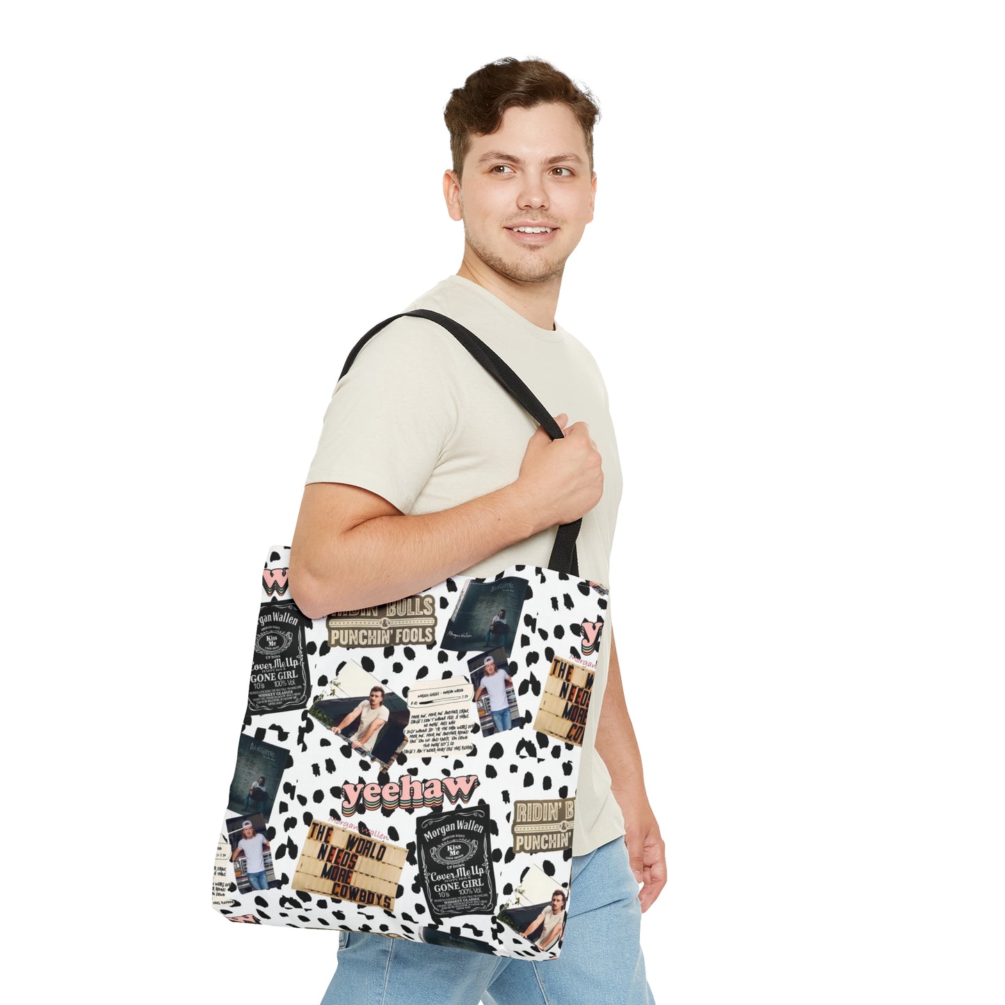 Morgan Wallen Yeehaw Collage Tote Bag