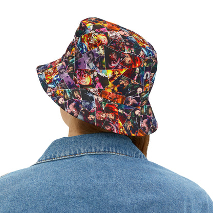 Demon Slayer Reflections Collage Bucket Hat