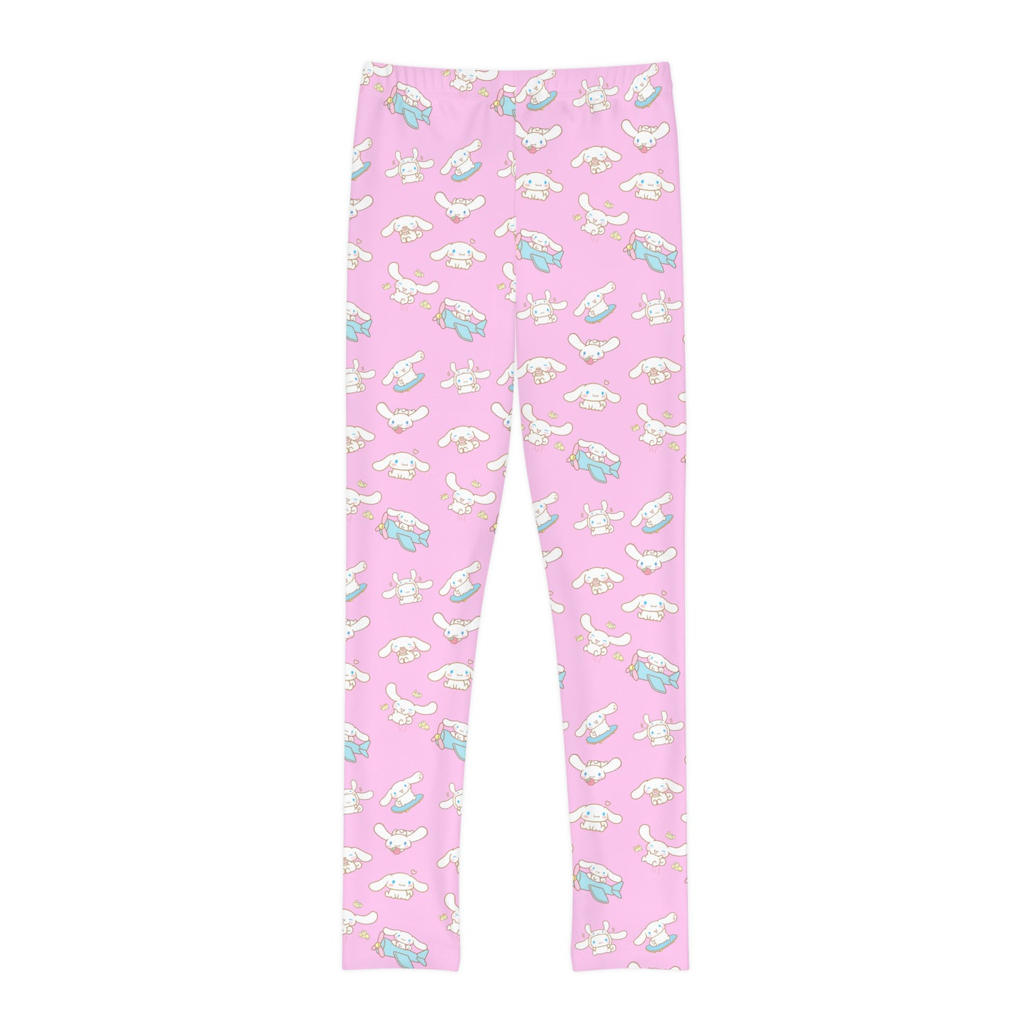 Cinnamoroll Playing Around Pattern Youth Full-Length Leggings