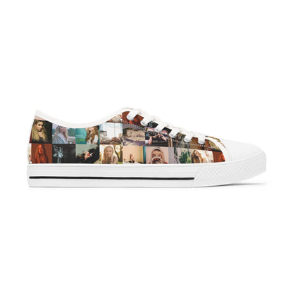 Sabrina Carpenter Album Cover Collage Women's Low Top Sneakers