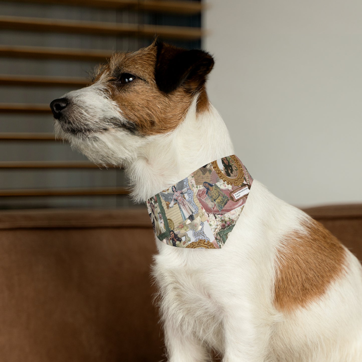 Lana Del Rey Victorian Collage Pet Bandana Collar