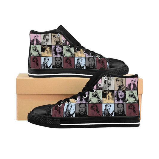 Taylor Swift Eras Collage Women's Classic Sneakers