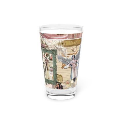 Lana Del Rey Victorian Collage Pint Glass