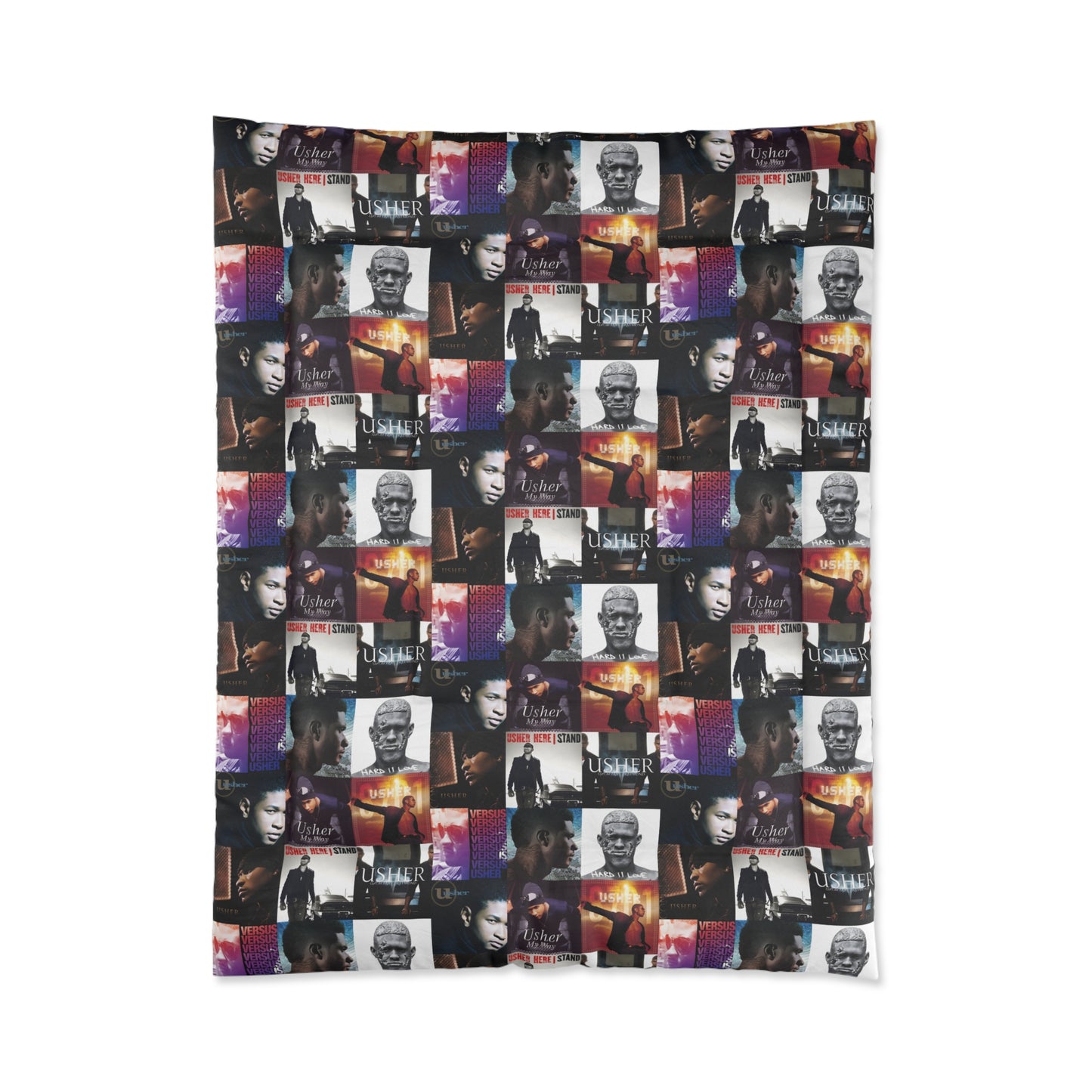 Usher Album Cover Art Mosaic Comforter