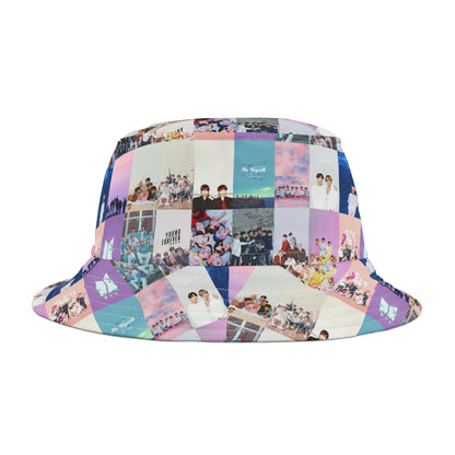 BTS Pastel Aesthetic Collage Bucket Hat