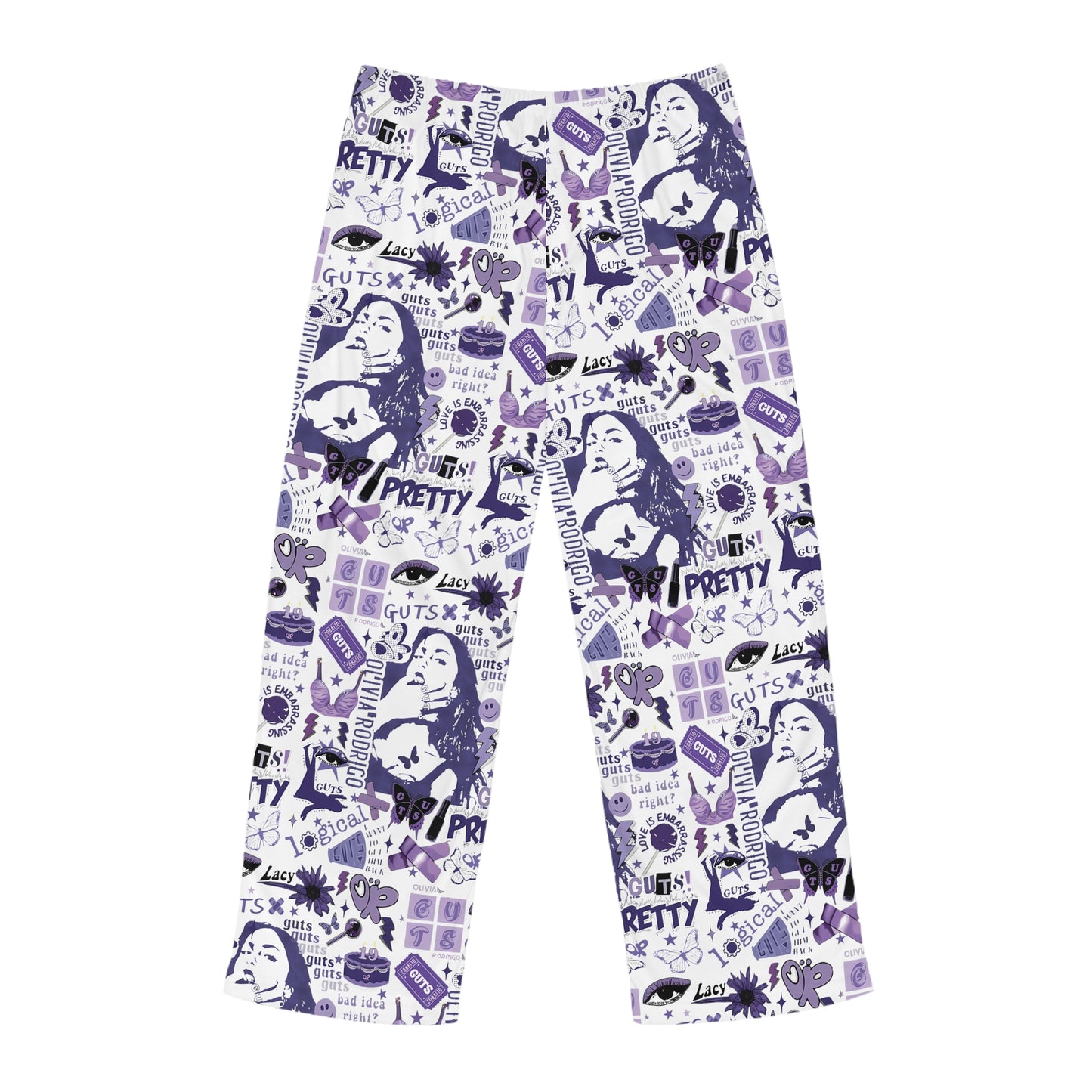 Olivia Rodrigo Guts Tour Collage Men's Pajama Pants