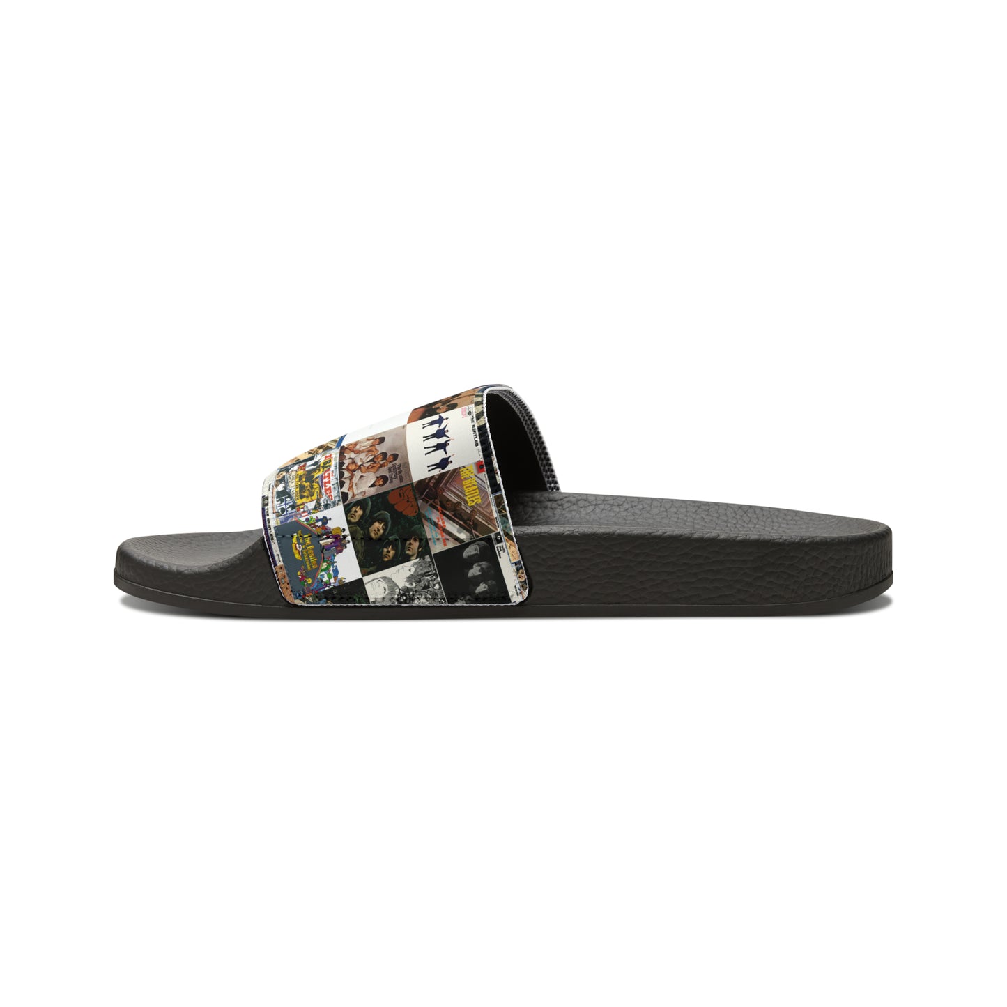 The Beatles Album Cover Collage Youth Slide Sandals