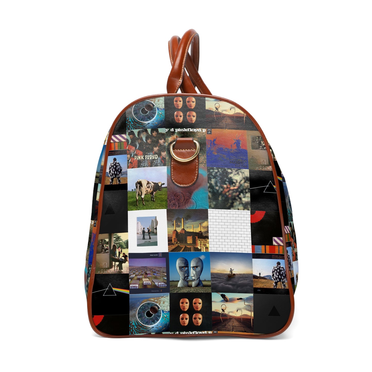 Pink Floyd Album Cover Collage Waterproof Travel Bag