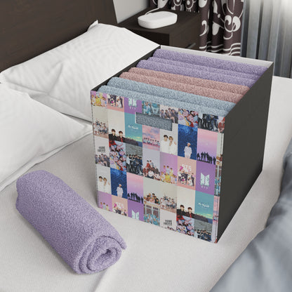 BTS Pastel Aesthetic Collage Felt Storage Box