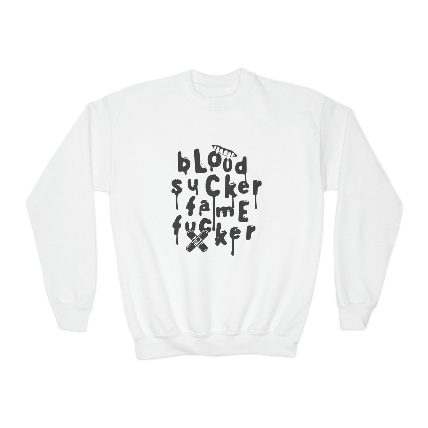 Olivia Rodrigo Blood Sucker Fame Fucker Youth Crewneck Sweatshirt