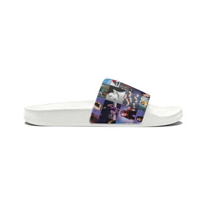 Olivia Rodrigo Album Cover Art Collage Men's Slide Sandals