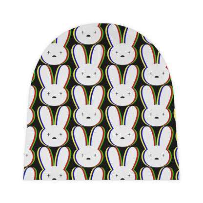 Bad Bunny Logo Pattern Baby Beanie