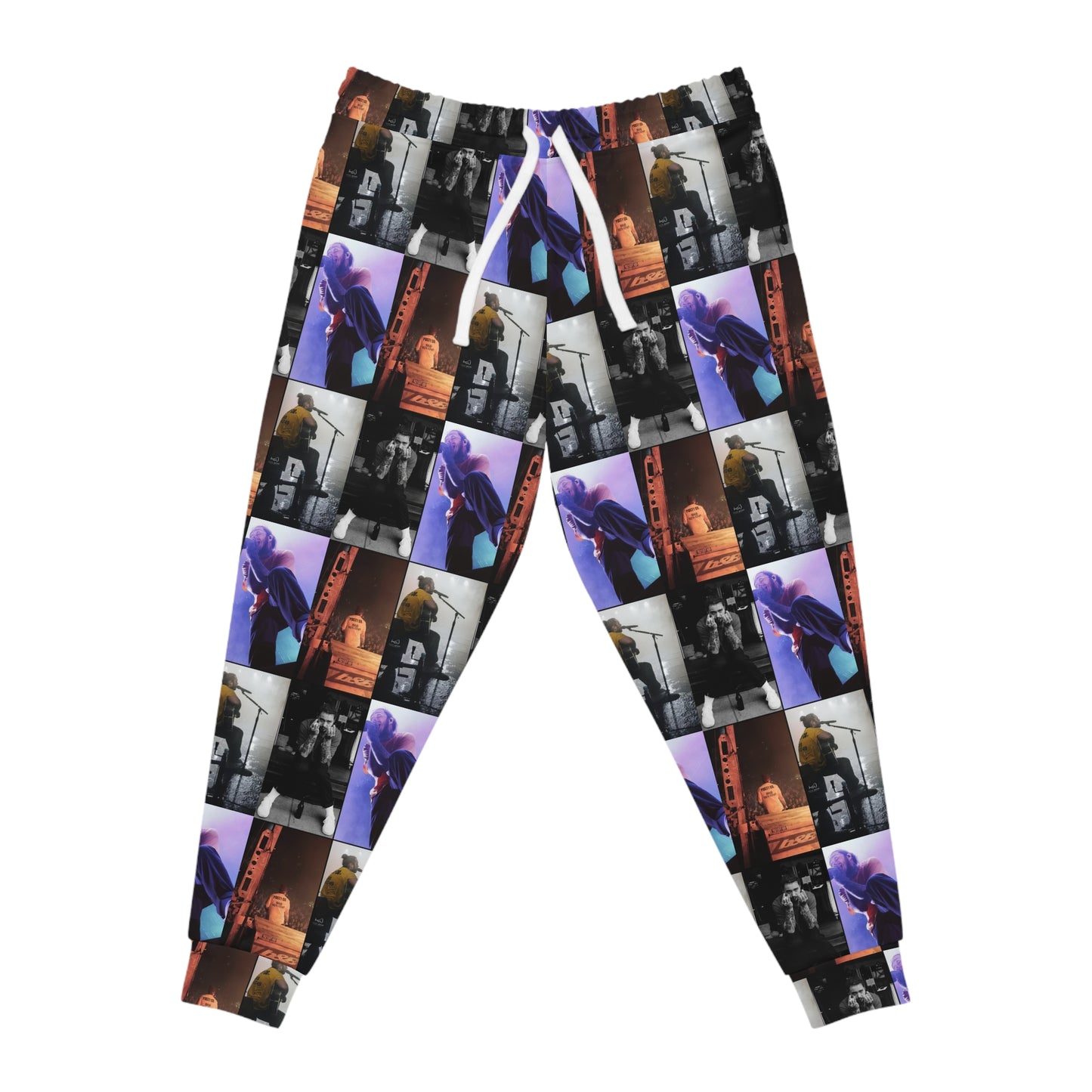 Post Malone On Tour Collage Athletic Jogger Sweatpants