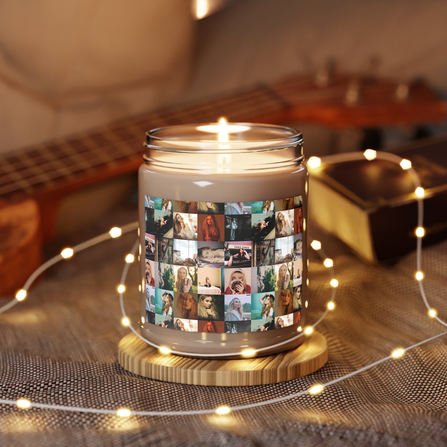 Sabrina Carpenter Album Cover Collage Scented Candle