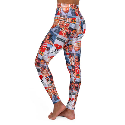 Bad Bunny Un Verano Sin Ti Photo Collage High Waisted Yoga Leggings