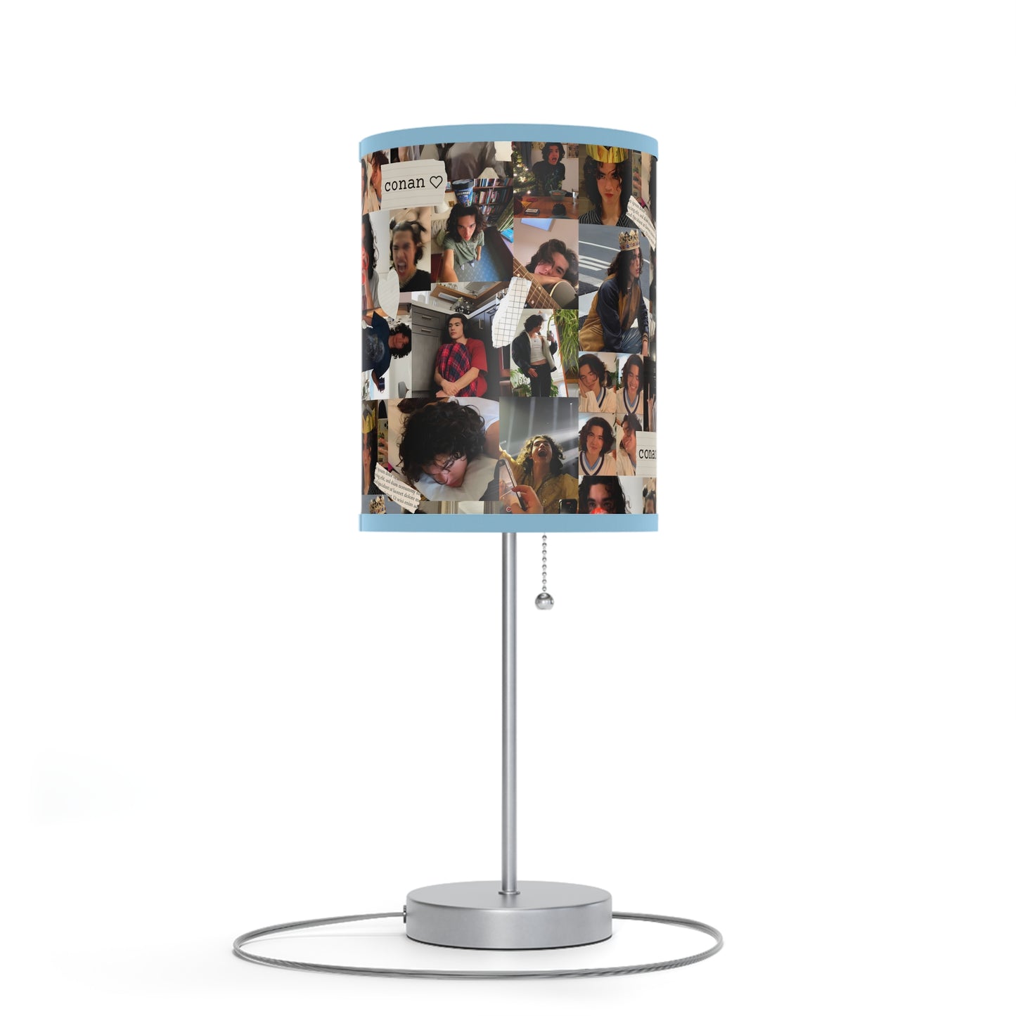 Conan Grey Being Cute Photo Collage Lamp on a Stand