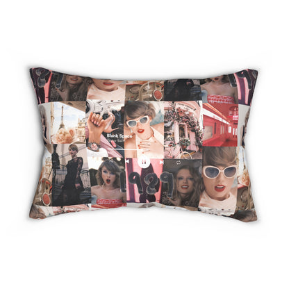 Taylor Swift 1989 Blank Space Collage Spun Polyester Lumbar Pillow