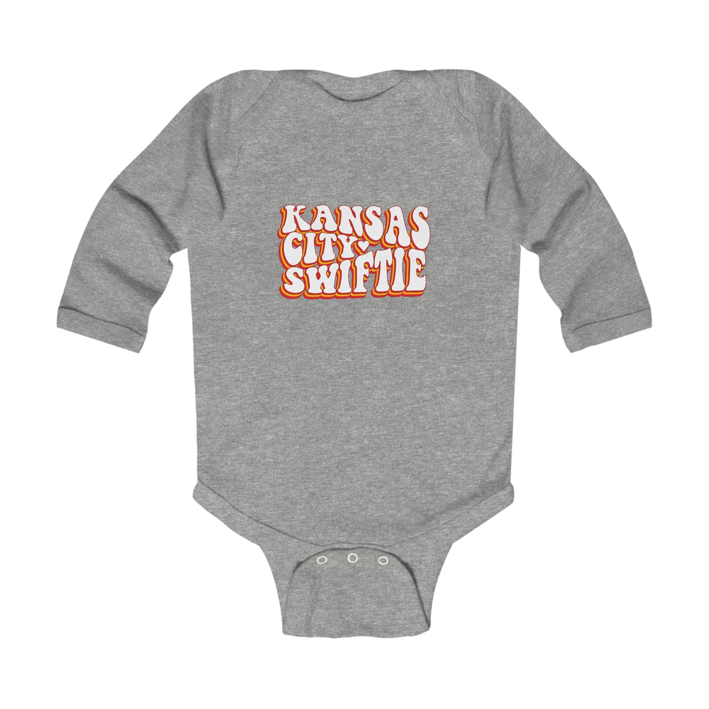 Taylor Swift Kansas City Swiftie Infant Long Sleeve Bodysuit