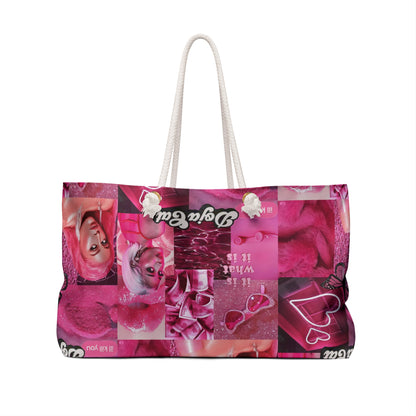 Doja Cat Pink Vibes Collage Weekender Bag