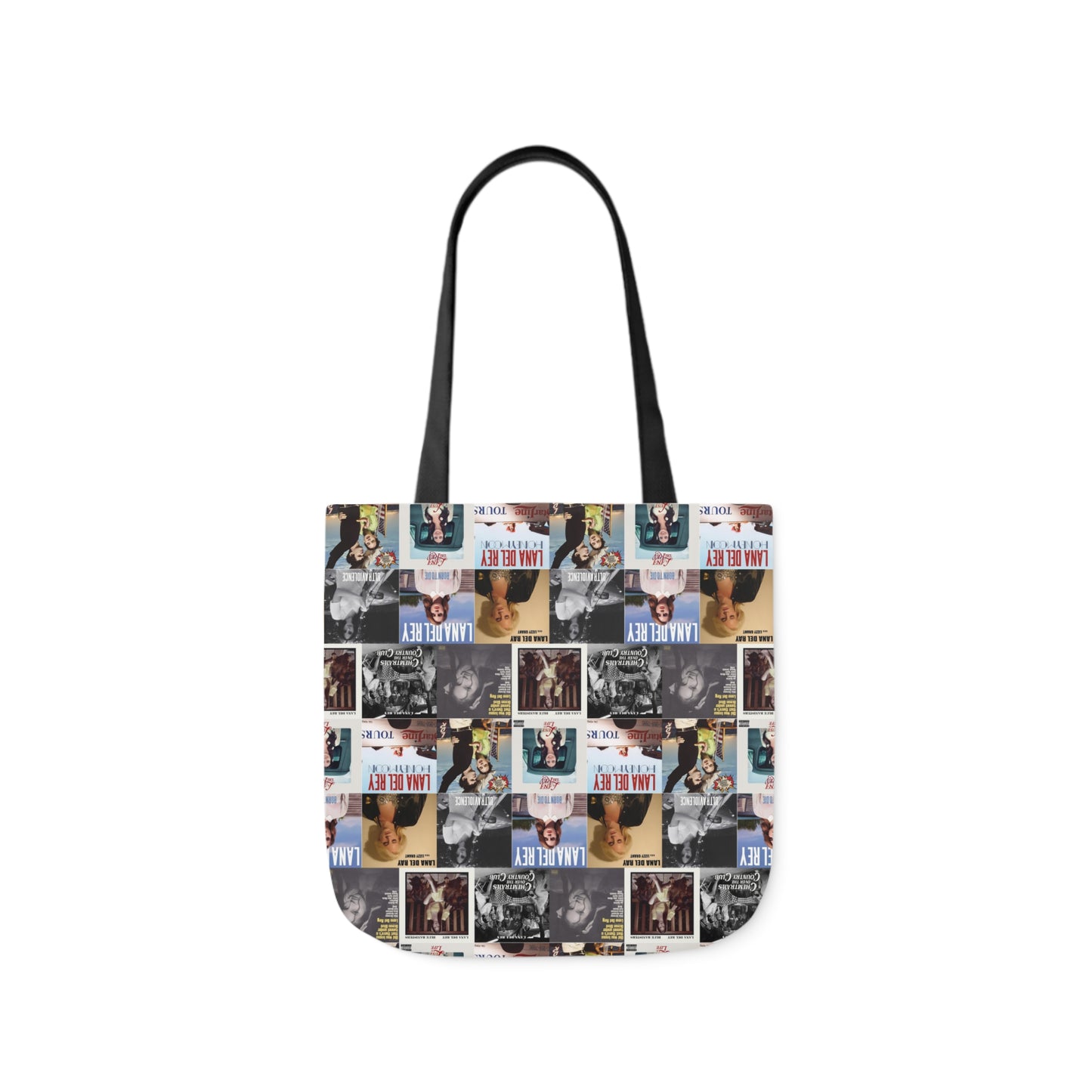 Lana Del Rey Album Cover Collage Polyester Canvas Tote Bag