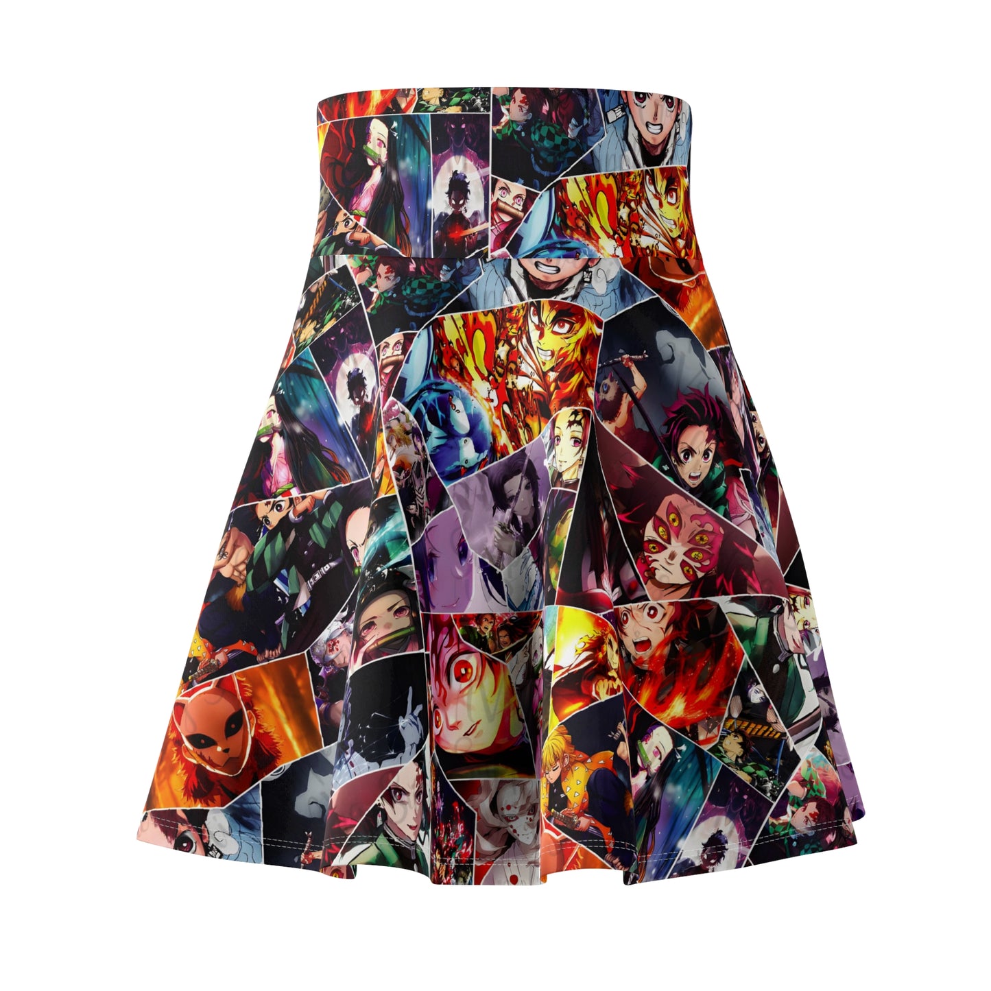 Demon Slayer Reflections Collage Women's Skater Skirt