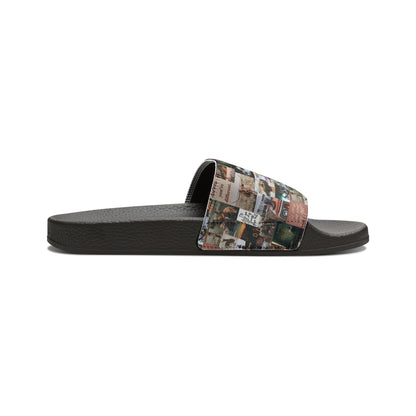 Morgan Wallen Darling You're Different Collage Youth Slide Sandals