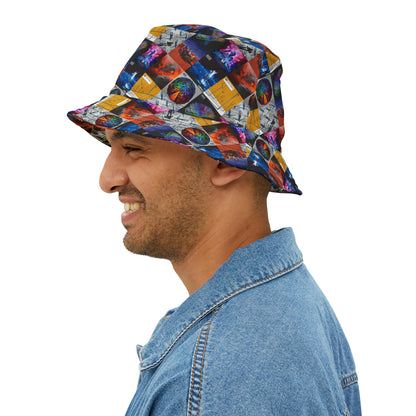 Muse Album Cover Collage Bucket Hat