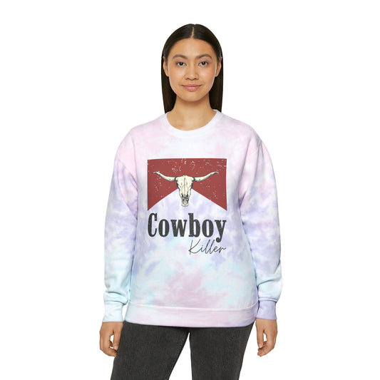 Morgan Wallen Cowboy Killer Unisex Tie-Dye Sweatshirt