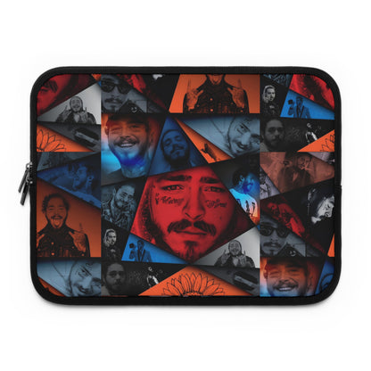 Post Malone Crystal Portaits Collage Laptop Sleeve