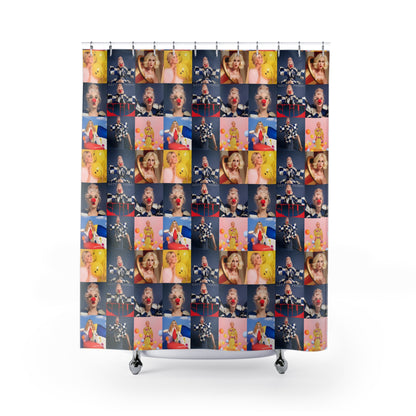 Katy Perry Smile Mosaic Shower Curtain