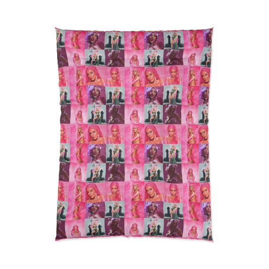 Doja Cat Hot Pink Mosaic Comforter