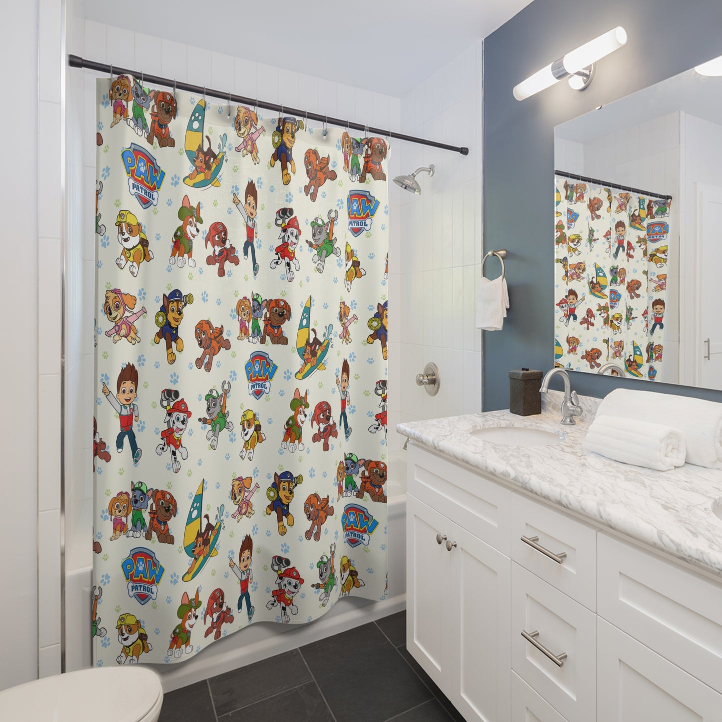 Paw Patrol Puppy Hero Squad Shower Curtain