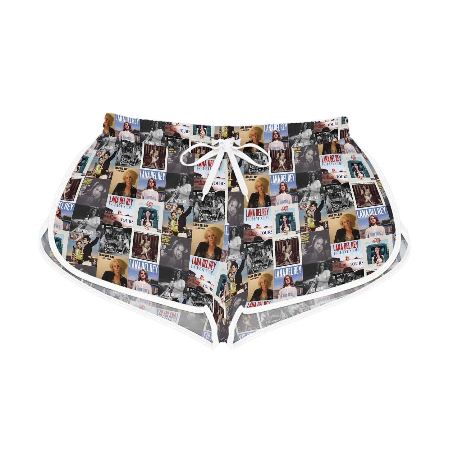 Lana Del Rey Album Cover Collage Women's Relaxed Shorts