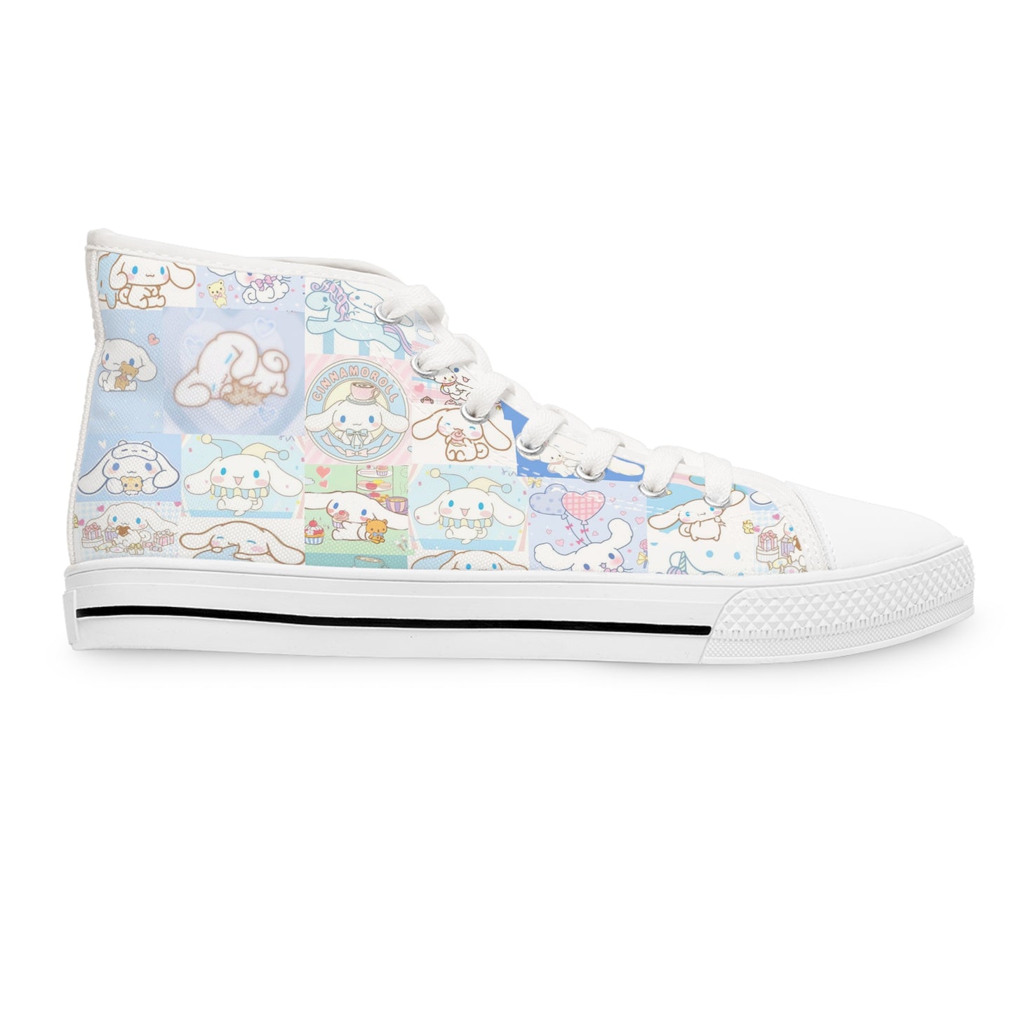 Cinnamoroll Cartoon Collage Women's High Top Sneakers