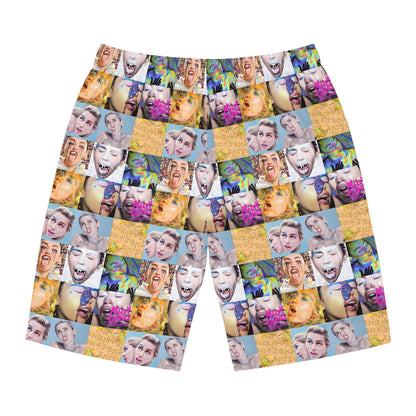 Miley Cyrus & Her Dead Petz Mosaic Men's Board Shorts