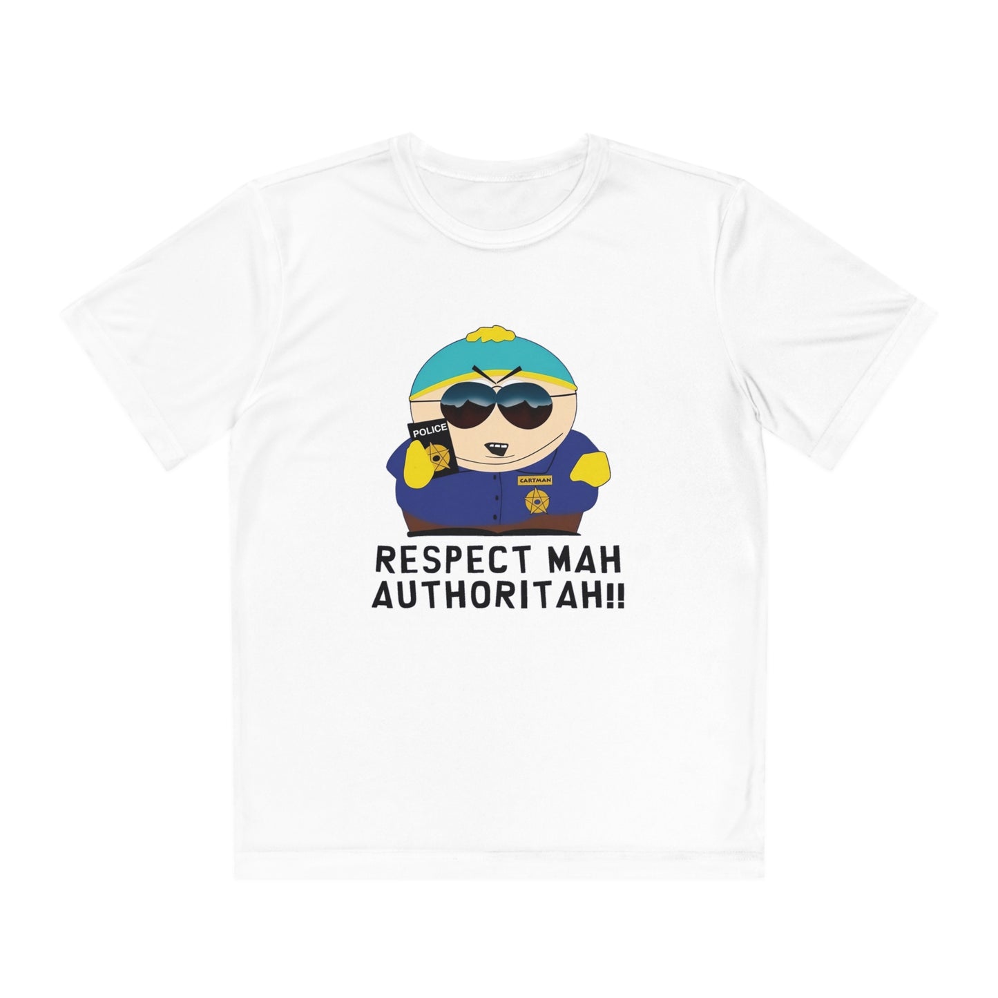 South Park Cartman Respect Mah Autheritah! Youth Competitor Tee